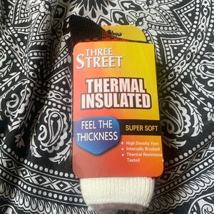 Thermal Insulated Women's Socks - Black and White